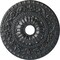 Ekena Millwork Vaduz Ceiling Medallion (Fits Canopies up to 3 1/2"), 23 1/2"OD x 3 1/2"ID x 2 1/8"P, Pewter CM23VAPES - alternate 1